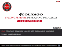 Tablet Screenshot of colnagocyclingfestival.com